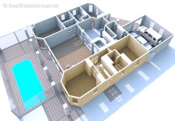  Vacation Rental House For Sale, Convertible Duplex Home Florida 